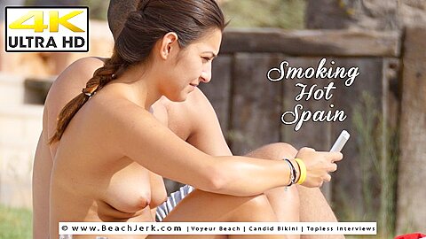 Smoking Hot Spain - BeachJerk by Beach Jerk | watch  HD hidden camera sex video for free