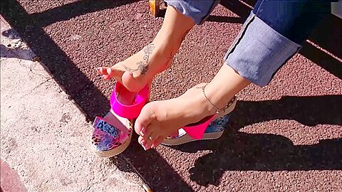 candid asiab shoeplay | watch  HD spy cam sex video for free