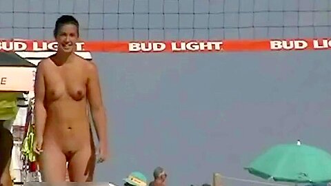 Spy nude cams on the beach get a lot of naked chicks | watch  HD voyeur camera sex video for free