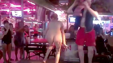 Drunk girl public bar strip | watch  HD candid camera xxx video for free