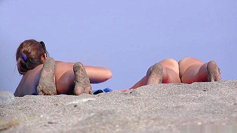 Beach Nude Milfs Voyeur (fake) HD Scenes | watch  HD spy cam porn movie for free