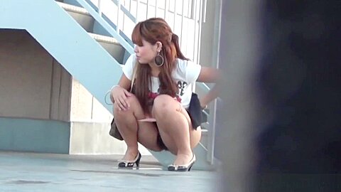 Asian Pees In Public Park | watch  HD spy cam sex video for free