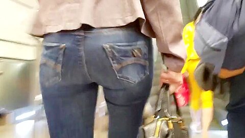 Amazing blonde with tight ass | watch  HD voyeur cam porn video for free