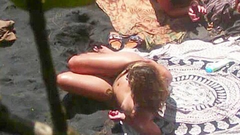 a day above the nude beach | watch  HD candid camera porn video for free