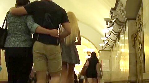 barbie prend le metro | watch  HD spy cam porn video for free