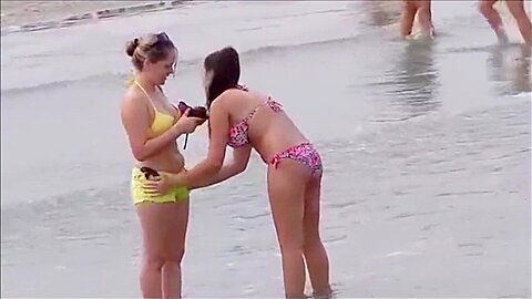 Pretty Bikini Girl At Beach | watch  HD candid cam sex video for free