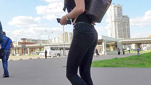 Hot ass in tight jeans | watch  HD spy camera sex movie for free