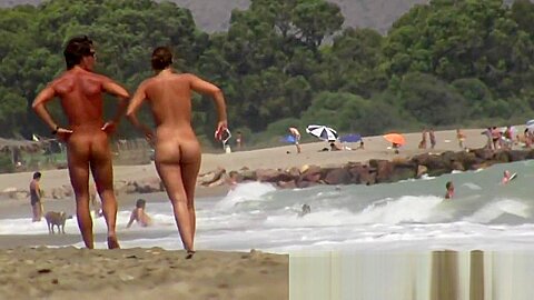 Superb nude beach spy cam (fake) pussy shot | watch  HD candid cam sex video for free