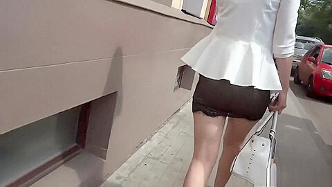 Voyeur (fake) outdoor action | watch  HD spy camera xxx movie for free