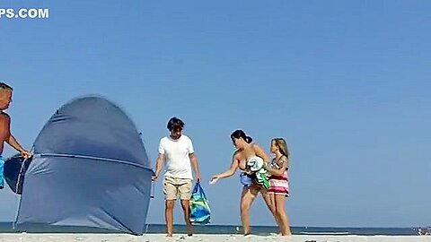 Exotic Homemade clip with Beach, Big Tits scenes | watch  HD voyeur cam xxx video for free
