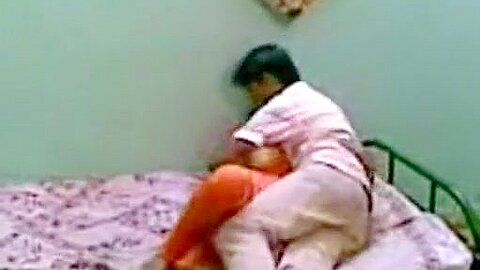Bf Invites His Orange Churidar Gf In His Room And Does Quick Fuck | watch  HD hidden camera sex video for free
