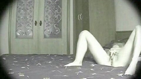 Camera records masturbation | watch  HD candid cam sex video for free