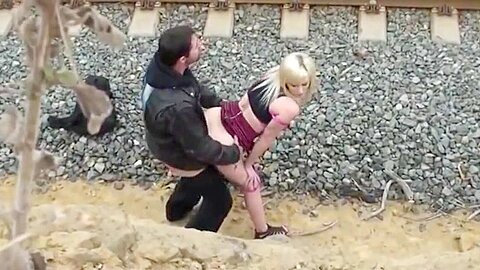 Hot couple voyeur (fake) girl with nice ass and tits outdoor fuck | watch  HD spy cam porn video for free