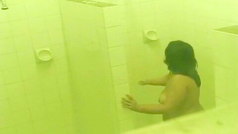 Bad boys hid a cam in the girl's lockerroom showers | watch  HD voyeur camera sex video for free