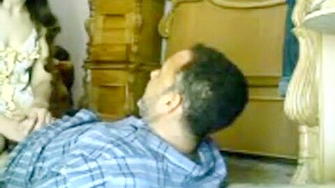 Arab guy fucks a girl upskirt missionary on the floor | watch  HD candid camera sex video for free