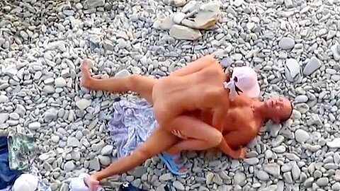 Nudist couple living the thug life. just fucking at the beach in public !!! | watch  HD spy camera sex video for free