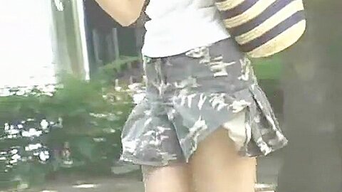 Unsuspecting Oriental babes receive filmed up their skirts. | watch  HD candid camera porn video for free