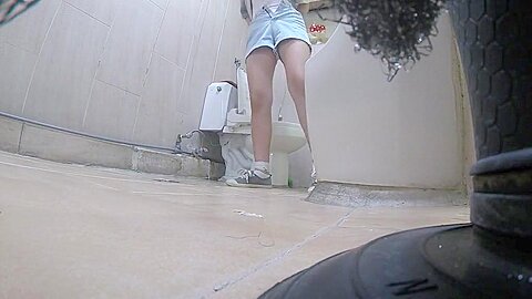 Korean girl using toilet part 5 | watch  HD spy cam sex movie for free