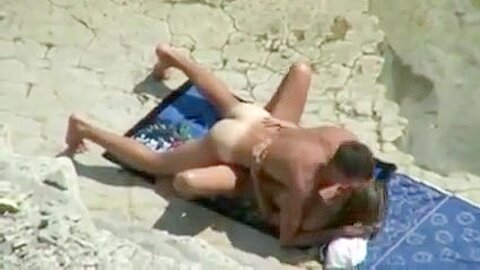 Beach voyeur (fake) | watch  HD hidden camera sex video for free