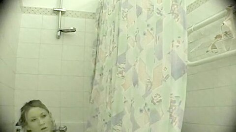 Real spy cam (fake) in the bathroom | watch  HD hidden camera porn movie for free