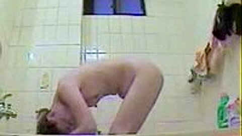Skinny Asian wife takes a bath by Asian Sex GFs | watch  HD spy camera porn movie for free