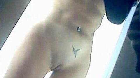 I finally saw her shaved pubic area! | watch  HD hidden cam sex movie for free