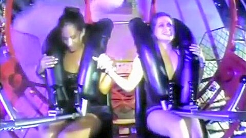 Crazy roller coaster fun with some of the hottest babes | watch  HD hidden camera porn video for free