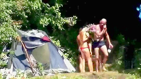 Hidden cam (fake) on nude beach | watch  HD hidden cam porn video for free