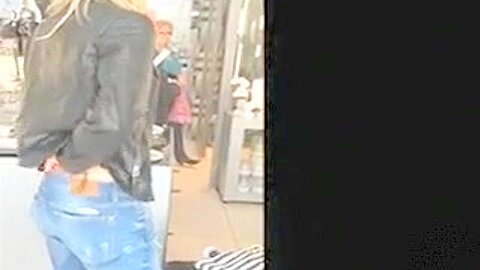 Sexy ass crack filmed in secret | watch  HD candid camera porn video for free