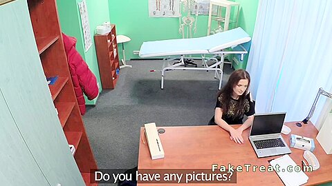 Doctor fucks his old patient in fake hospital | watch  HD candid camera xxx movie for free