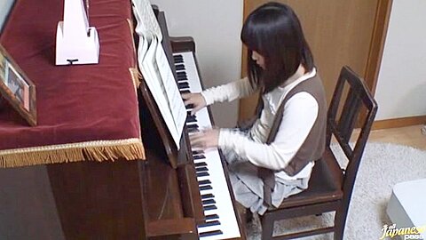 Piano teacher rear fucks his pupil across the piano keys by 18 Tokyo | watch  HD spy cam porn video for free