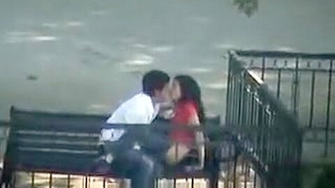 Couple on the bench | watch  HD spy cam porn video for free