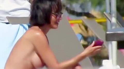 Adorable topless babe with big tits | watch  HD hidden cam sex movie for free