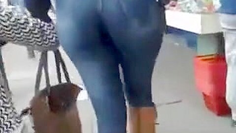 Tight pants big butt | watch  HD spy cam porn video for free
