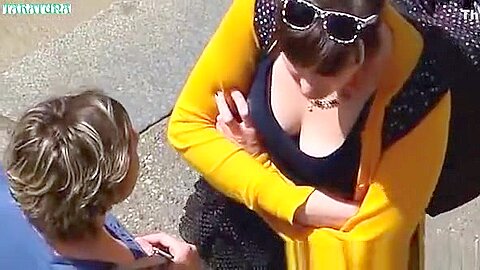 Girl in a Yellow Sweater. | watch  HD hidden camera porn video for free