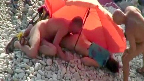 Nudist man eats womans ass | watch  HD voyeur cam sex video for free