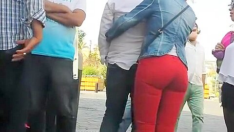 Nice asses in tight pants and shorts | watch  HD spy cam porn video for free