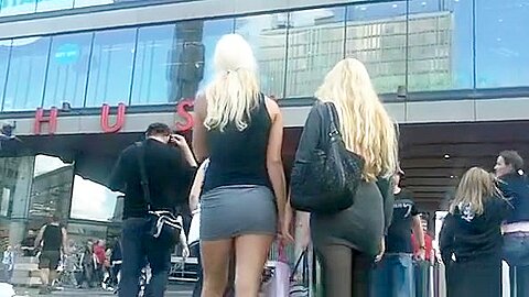 Mini waking in city | watch  HD candid cam sex movie for free