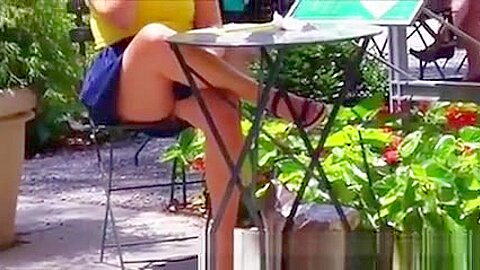 Jaw Dropping Sitting Upskirt (fake) | watch  HD hidden cam sex video for free