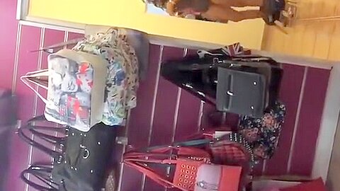 Sexy chick with tattoo in store | watch  HD candid camera xxx video for free