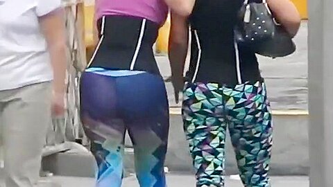 Girdles make their asses look even better | watch  HD spy cam sex movie for free