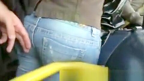 Touching hot ass in bus | watch  HD spy cam xxx movie for free