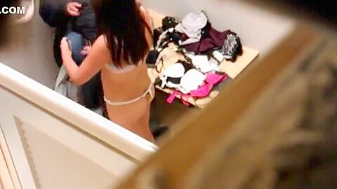 Spying mom picking clothes for daughter | watch  HD hidden cam sex video for free