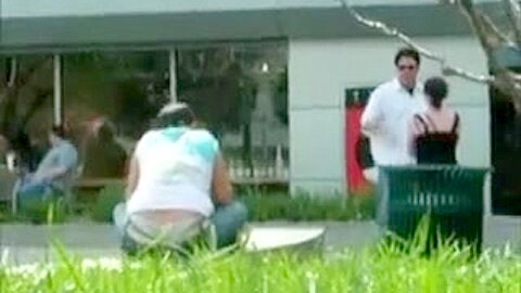 Exposed Thong in Park | watch  HD candid cam xxx video for free