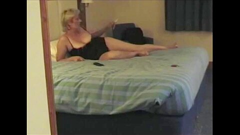 My mom caught masturbating on bed by hidden cam | watch  HD candid camera porn video for free