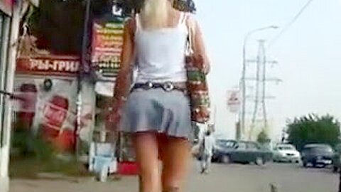 Best upskirt (fake) video | watch  HD candid camera porn movie for free