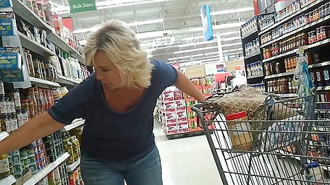 Sexy Blonde Milf at Walmart | watch  HD spy cam sex video for free