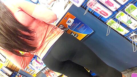 Fit Babe in Leggings | watch  HD candid camera porn video for free