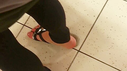 Perfect Blonde Hottie Candid Feet and Face | watch  HD candid camera sex video for free