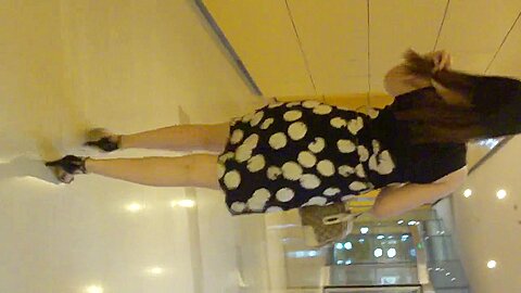 chinese babe upskirt (fake) | watch  HD candid cam porn video for free